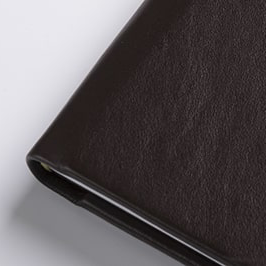 GenuineLeatherNoStitchBrown Brown photo book